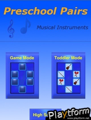 Preschool Pairs Musical Instruments (iPhone/iPod)