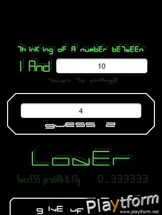 Number Guesser Deluxe (iPhone/iPod)