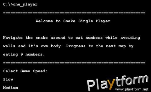 Snake DOS (iPhone/iPod)