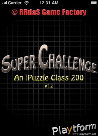 Super Challenge: an iPuzzle Class 200 (iPhone/iPod)