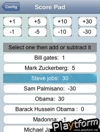 Amazing Score Pad (iPhone/iPod)