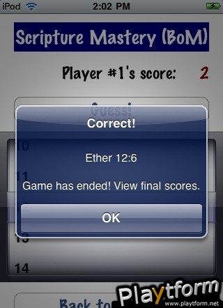 Scripture Golf (iPhone/iPod)