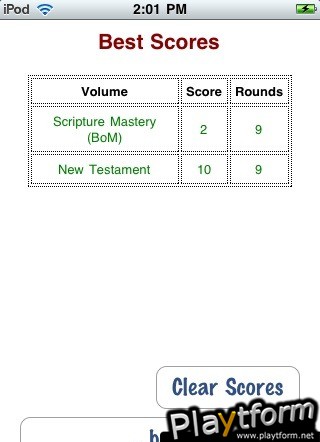 Scripture Golf (iPhone/iPod)