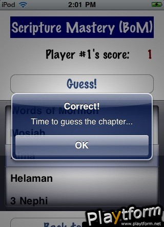 Scripture Golf (iPhone/iPod)