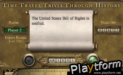 Time Travel Trivia Through History (iPhone/iPod)