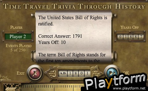 Time Travel Trivia Through History (iPhone/iPod)