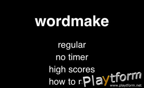 wordmake (iPhone/iPod)