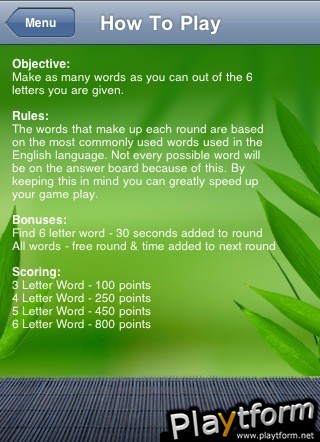 WordZen (iPhone/iPod)