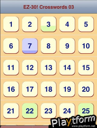 EZ-30! Crosswords 03 (iPhone/iPod)