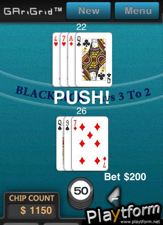 GAriGrid Blackjack (iPhone/iPod)