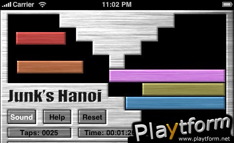 Junk's Hanoi: an iPuzzle Class 160 (iPhone/iPod)