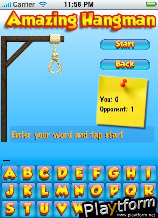 Amazing Hangman (iPhone/iPod)