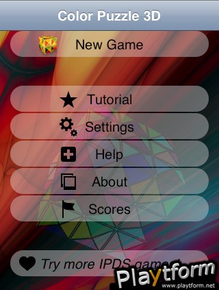 Color Puzzle 3D (iPhone/iPod)