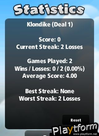 Eric Snider's Solitaire: Klondike (iPhone/iPod)