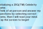 20Q: Celebrities (iPhone/iPod)