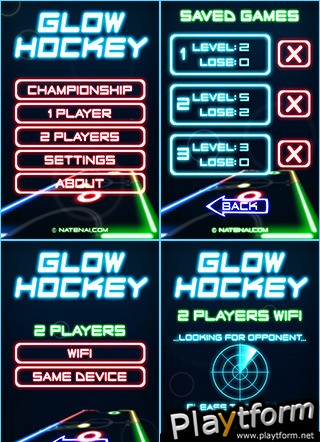 Glow Hockey (iPhone/iPod)