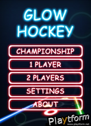 Glow Hockey (iPhone/iPod)