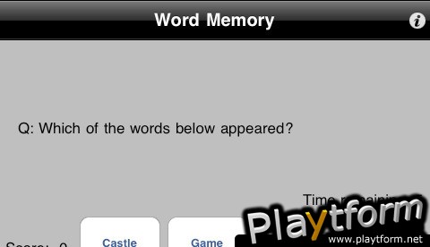 Word Memory (iPhone/iPod)