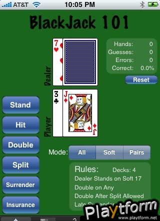 Coach Blackjack (iPhone/iPod)