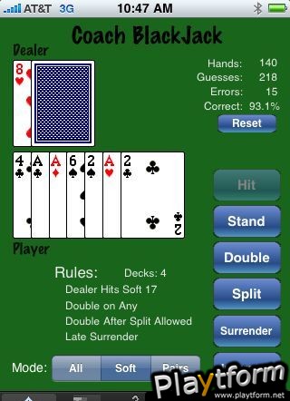 Coach Blackjack (iPhone/iPod)