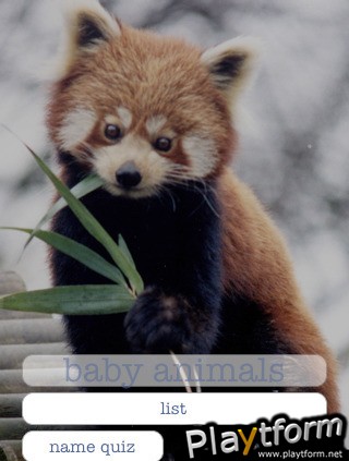 Baby Animals - An Encyclopedia Game (iPhone/iPod)