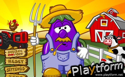 Mr. Veggie Head - Eggplant Farmer John (iPhone/iPod)