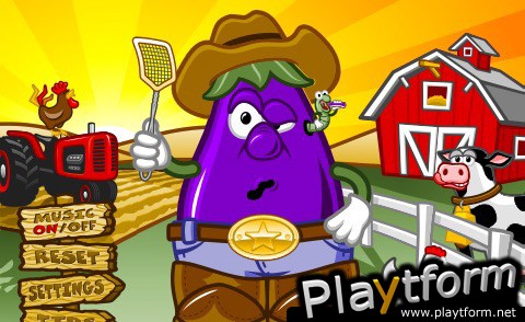 Mr. Veggie Head - Eggplant Farmer John (iPhone/iPod)