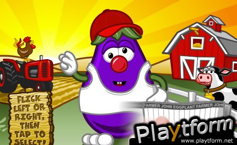 Mr. Veggie Head - Eggplant Farmer John (iPhone/iPod)