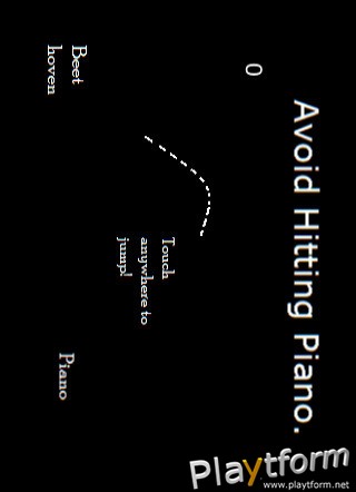 Avoid Hitting Piano (iPhone/iPod)