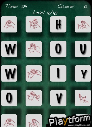 British Sign Language Alphabet Memory Match Game (iPhone/iPod)