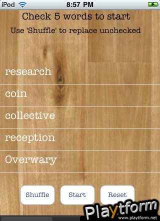 Reverse Buzzword Bingo (iPhone/iPod)