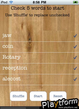 Reverse Buzzword Bingo (iPhone/iPod)