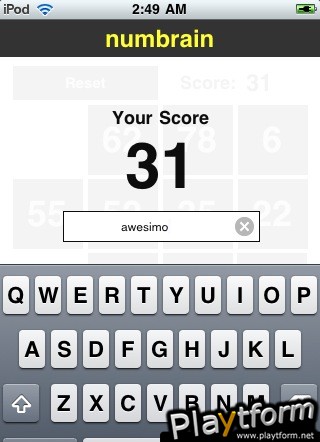 Numbrain (iPhone/iPod)
