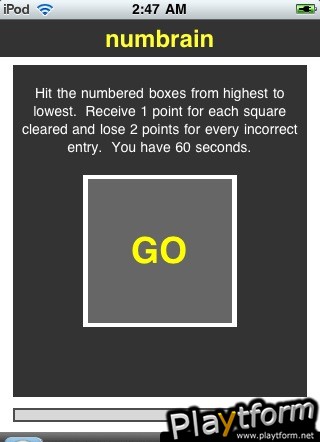 Numbrain (iPhone/iPod)