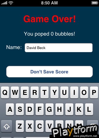 Bubble Burster (iPhone/iPod)