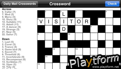 Crossword (iPhone/iPod)