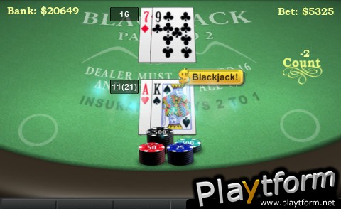 Panoramic Blackjack (iPhone/iPod)