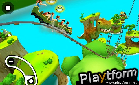 Jurassic 3D Rollercoaster Rush (iPhone/iPod)