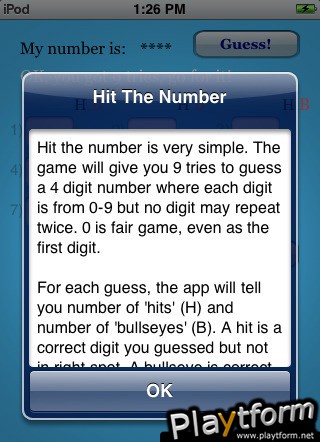 Hit the Number! (iPhone/iPod)