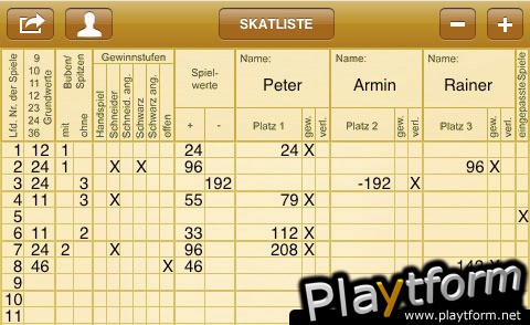 Skatliste (iPhone/iPod)