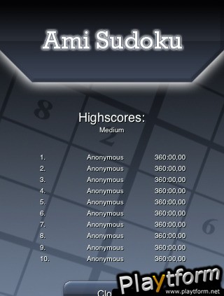 Ami Sudoku (iPhone/iPod)