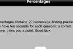 Percentages (iPhone/iPod)