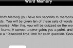 Word Memory (iPhone/iPod)