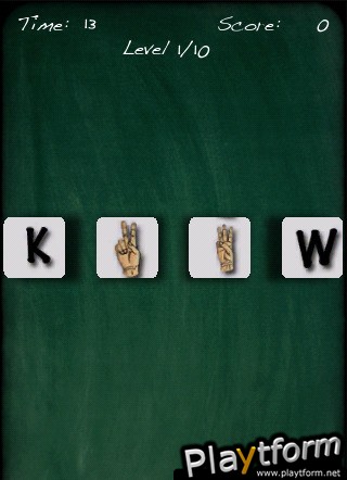 American Sign Language: Memory Match Game (iPhone/iPod)