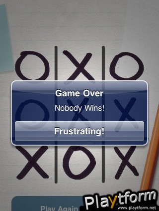 Frustrating Tic Tac Toe (iPhone/iPod)