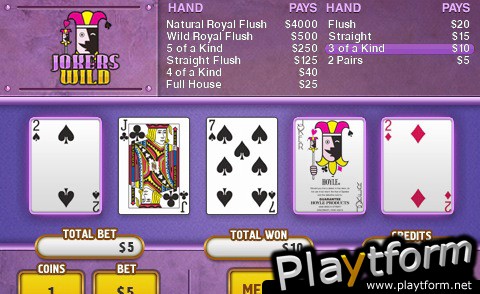 HOYLE Video Poker (iPhone/iPod)