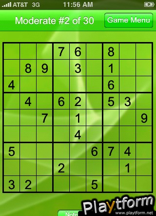 Sudoku Sensation! (iPhone/iPod)