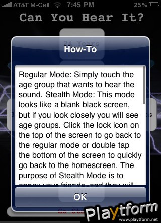 Can You Hear It? Stealth Edition (iPhone/iPod)