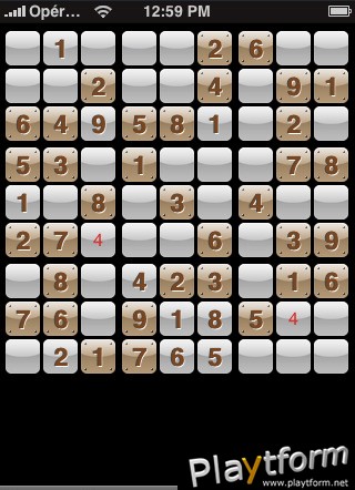 SUDOKU new (iPhone/iPod)