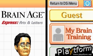 Brain Age Express: Arts & Letters (DS)